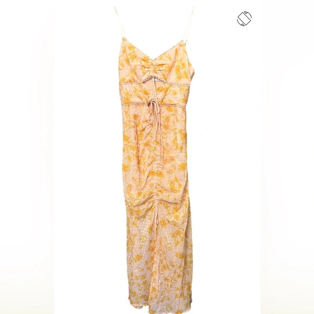 REVOLVE Yellow & White Floral Maxi Dress - Picture 3 of 5